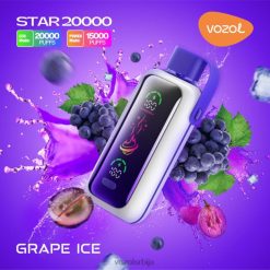 VOZOL STAR 20000 грожђани лед T8F889 | Vozol Vape Buy Online